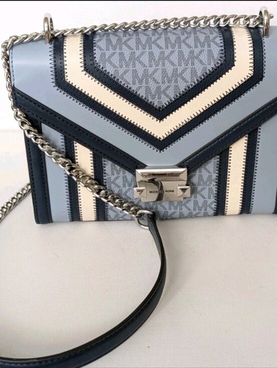 Michael Kors Handbags - Whitney Medium Color-Block and Signature Logo Shoulder Bag